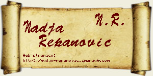 Nadja Repanović vizit kartica